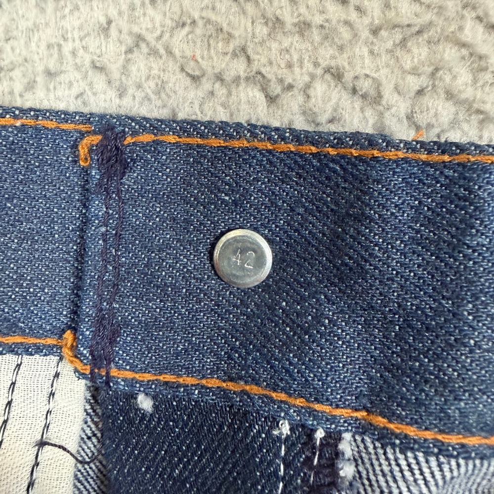 Vintage Levis Jeans Men 30x34 (Fit 28x34) Deadstock USA Super Straights 70s 80s - Picture 7 of 16